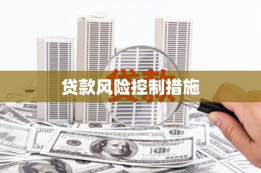 黄平贷款风险控制措施