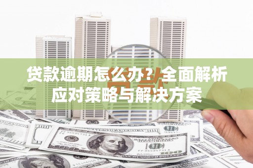 黄平贷款逾期怎么办？全面解析应对策略与解决方案