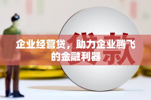 黄平企业经营贷，助力企业腾飞的金融利器