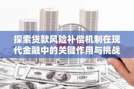黄平探索贷款风险补偿机制在现代金融中的关键作用与挑战