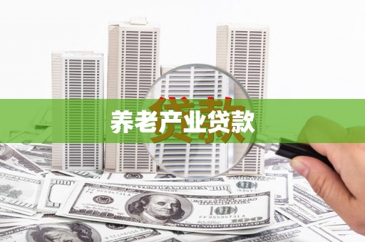 黄平养老产业贷款
