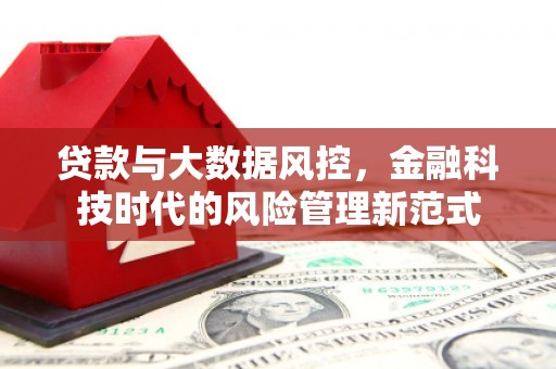 黄平贷款与大数据风控，金融科技时代的风险管理新范式
