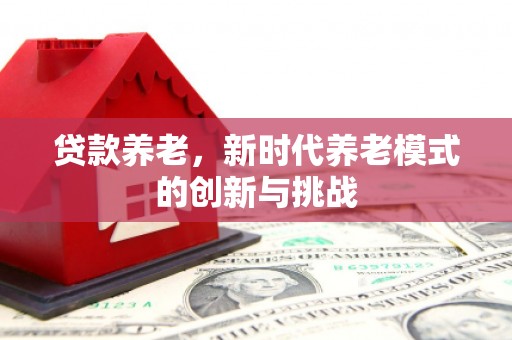 黄平贷款养老，新时代养老模式的创新与挑战