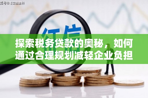 黄平探索税务贷款的奥秘，如何通过合理规划减轻企业负担