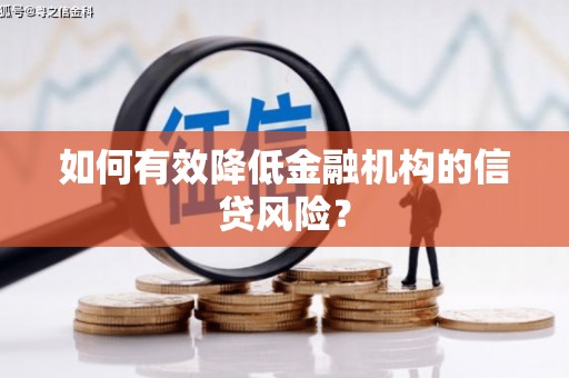 黄平如何有效降低金融机构的信贷风险？
