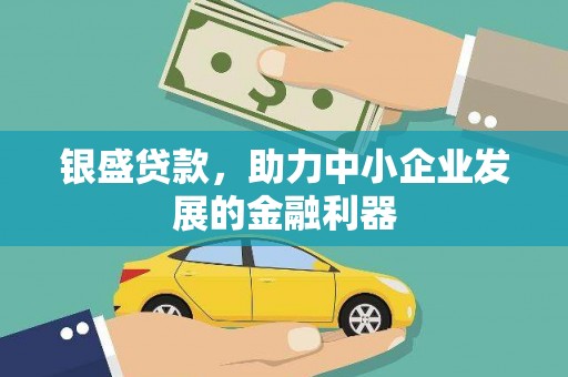 黄平银盛贷款，助力中小企业发展的金融利器