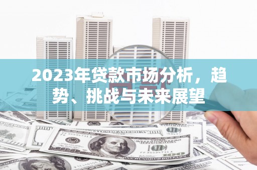 黄平2023年贷款市场分析，趋势、挑战与未来展望