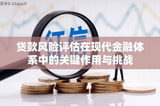 黄平贷款风险评估在现代金融体系中的关键作用与挑战