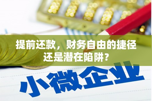 黄平提前还款，财务自由的捷径还是潜在陷阱？