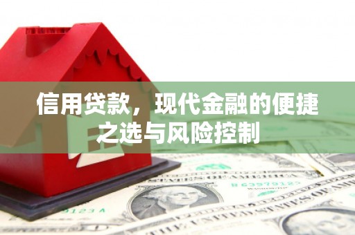 黄平信用贷款，现代金融的便捷之选与风险控制