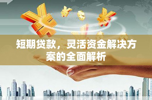 黄平短期贷款，灵活资金解决方案的全面解析
