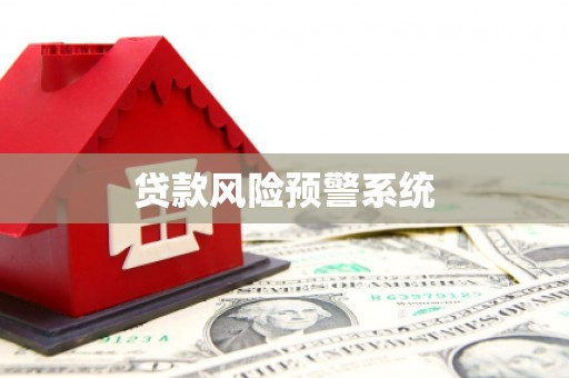 黄平贷款风险预警系统