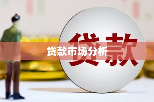 黄平贷款市场分析
