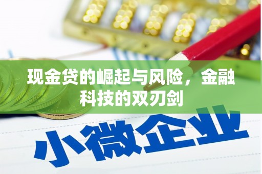 黄平现金贷的崛起与风险，金融科技的双刃剑