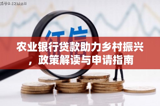 黄平农业银行贷款助力乡村振兴，政策解读与申请指南