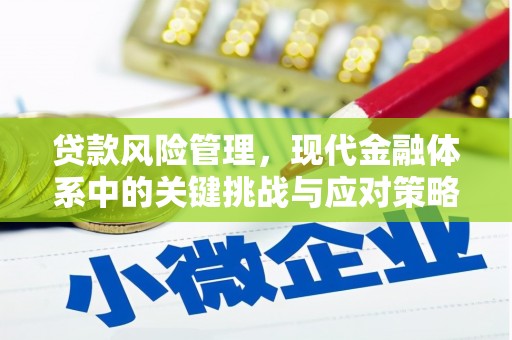 黄平贷款风险管理，现代金融体系中的关键挑战与应对策略