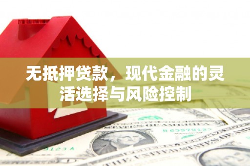 黄平无抵押贷款，现代金融的灵活选择与风险控制