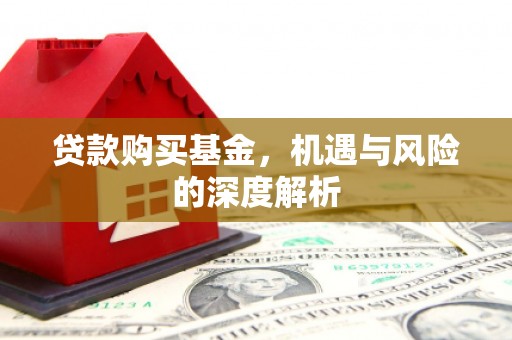 黄平贷款购买基金，机遇与风险的深度解析