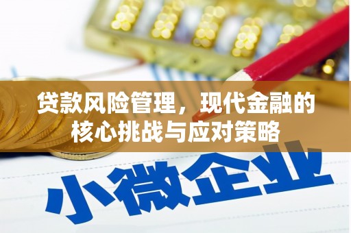 黄平贷款风险管理，现代金融的核心挑战与应对策略