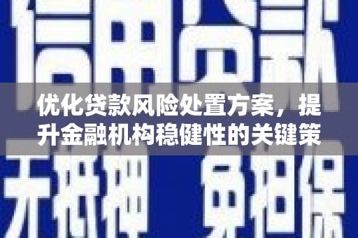 黄平优化贷款风险处置方案，提升金融机构稳健性的关键策略