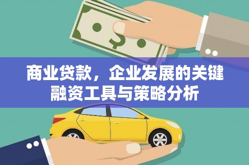 黄平商业贷款，企业发展的关键融资工具与策略分析