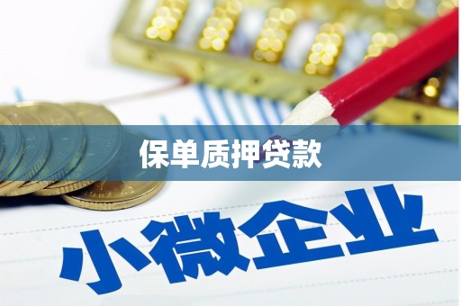 黄平保单质押贷款