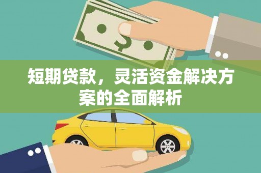 黄平短期贷款，灵活资金解决方案的全面解析