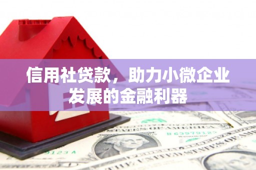 黄平信用社贷款，助力小微企业发展的金融利器