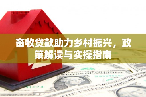黄平畜牧贷款助力乡村振兴，政策解读与实操指南